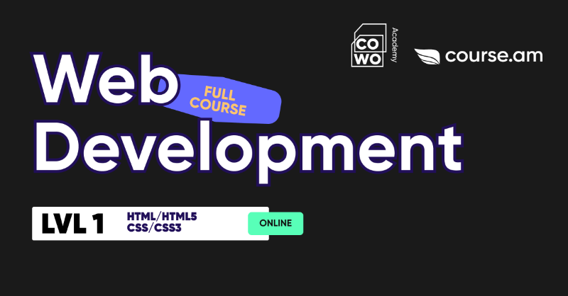 Web Development | FULL course | LVL 1 HTML/CSS