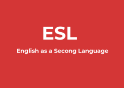 ESL English as a Second Language